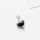 Moss Agate Butterfly Pearls 925 Sterling Silver Charm