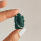 Beautiful hand-carved Ganesh Ji in natural green jade