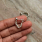 925 Sterling Silver Hill Tribe Molten Silver Beads Handcrafted Chunky Connector Studs