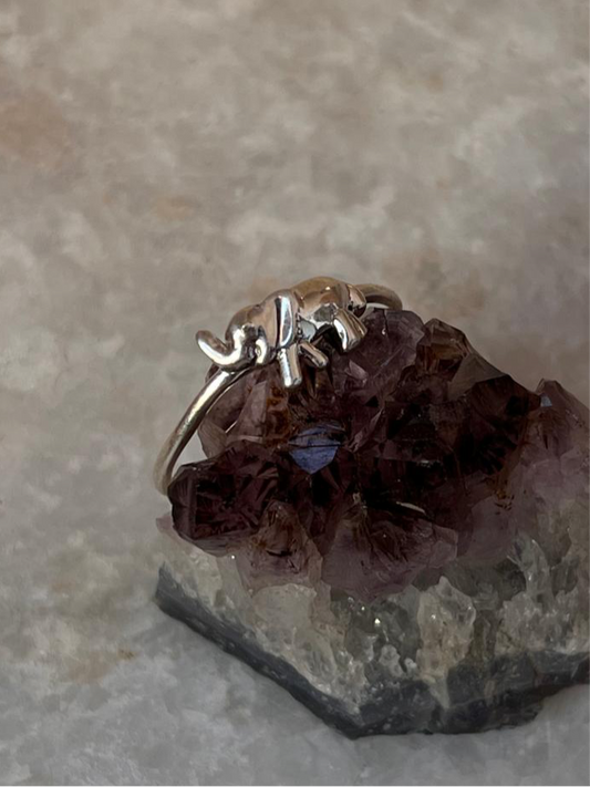 Elephant/ Haathi 925 Sterling Silver Ring