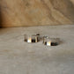 925 Sterling Silver Chunky Italian C Statement Half Hoops Earrings