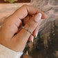 Tribal Stack Silver Ring by Raavy