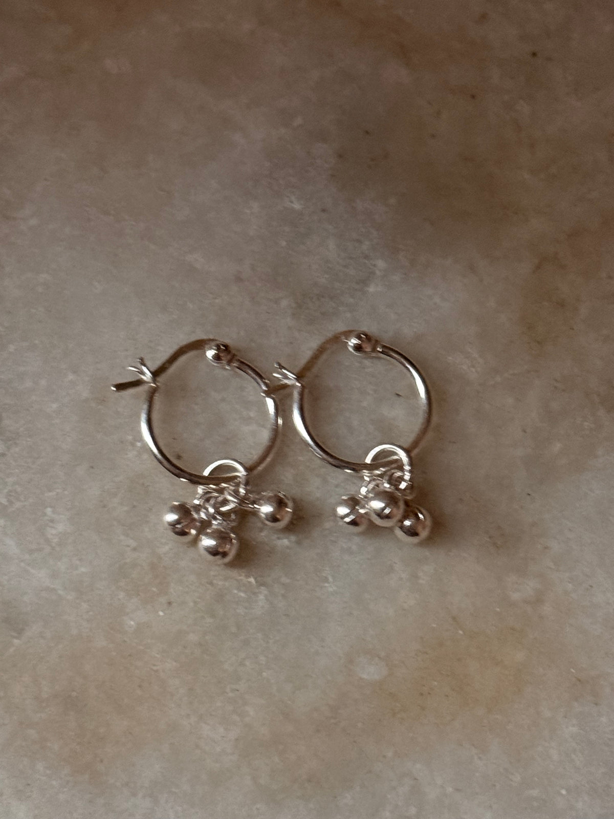 925 Sterling Silver Handcrafted Tribal Ghungroo Big Hoops Mandali Earrings