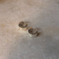 925 Sterling Silver Chunky Italian C Half Hoops Earrings