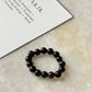 Natural Crystal Sulemani Hakik - Evil Eye 4MM Stretchy Rings