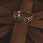 Sleek Opal Princess Band Ring in Silver