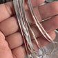 Elegant flat snake silver chain featuring a modern, minimalist design