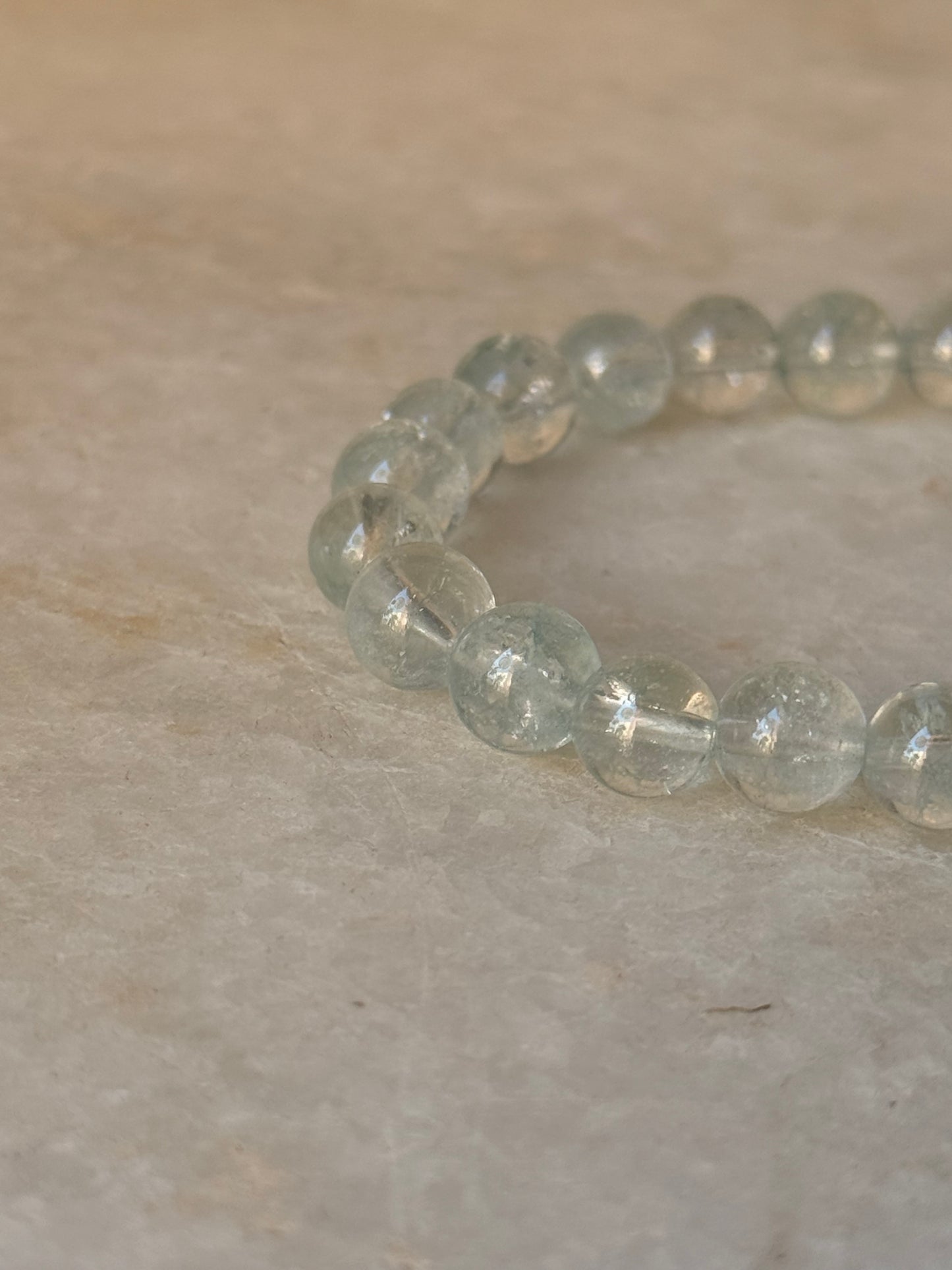 Natural Crystal AAA Aquamarine 8mm Bracelet