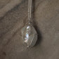 925 Sterling Silver One Of a Kind Baroque Pearl -White Topaz North Star Charm - Cable Dot Chain Handcrafted Necklace
