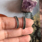 925 pure silver toe ring with V engraving