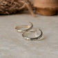 925 Sterling Silver Tribal Engraved Toe Ring