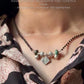925 Sterling Silver Tribal Ghungroo Kingsman Turquoise  Handcrafted One of a Kind Boho Style Mangalsutra