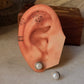 925 Sterling Silver Classic Fresh Water Pearl Round Studs Daily Wear Earrings