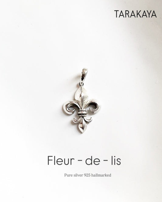 Fleur-De-Lis Pendant in 925 Silver