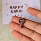 925 Sterling Silver Hot Air Balloon Charm - Reusable as Pendant / Bracelet Charm Handcrafted Rakhi