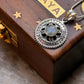 925 Sterling Silver Moonstone Round Boho Handcrafted One of a Kind Pendant