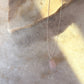 Rose Quartz Tumble with Flower Cap 925 Sterling Silver Necklace