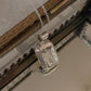 925 Sterling Silver Classic Rectangular Vintage Motifs Engraved Photo Pendant