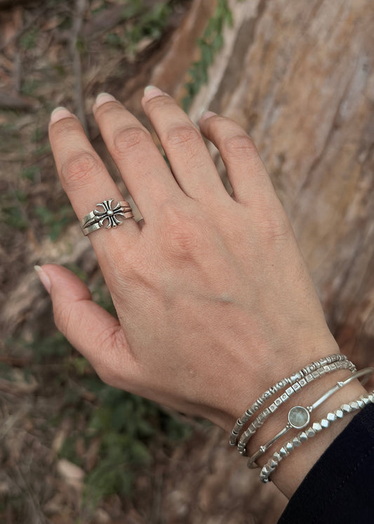 925 Sterling Silver Fleur De Lis Ring