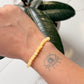 Natural Crystal Yellow Calcite 4MM Bracelet