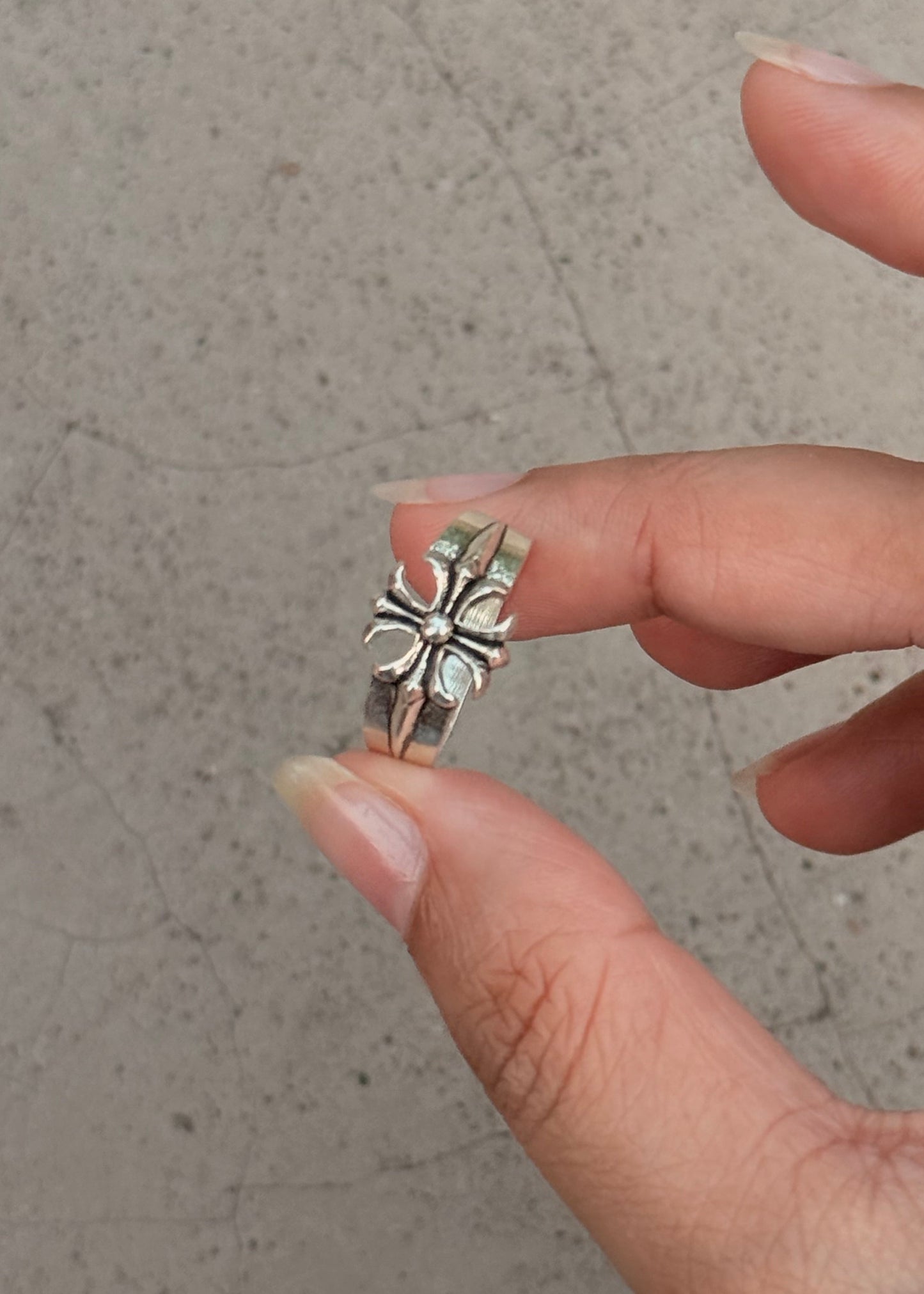 925 Sterling Silver Fleur De Lis Ring