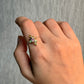 925 Sterling Silver Natural Multi Tourmaline North Star Ring