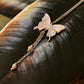 925 Sterling Silver Mother of Pearl Butterfly, Adjustable Chain With Fresh Water Pearls Charm Handcrafted Necklace
