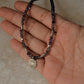 925 Sterling Silver Iolite Faceted 3-4mm Coin Charm Necklace