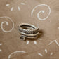 925 Sterling Silver Bohemian Hill Tribe Spiral Handcrafted Adjustable Ring