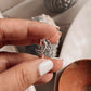 Unique Boho Moon 925 Silver Band