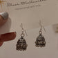 925 Sterling Silver Antique Classic Jhumki