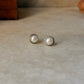 925 Sterling Silver Classic Fresh Water Pearl Round Studs Daily Wear Earrings