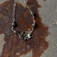 925 Sterling Silver Divine Lotus Ball Oxidised Finish Anklet