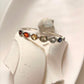 Seven Chakra Adjustable Silver Kada