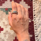 925 Sterling Silver Bohemian Hill Tribe Handcrafted Adjustable Ring