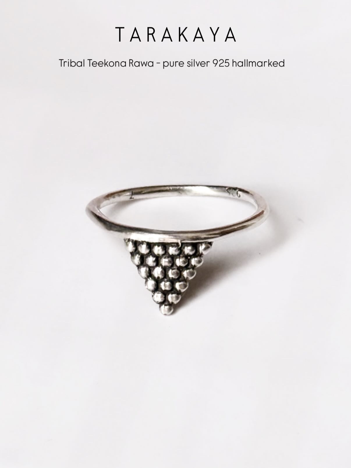 925 Sterling Silver New Teekona Ring