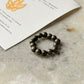 Natural Crystal Pyrite 4mm Stretchy Rings