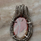 925 Sterling Silver Jasper Crystal Wire Wrapped Statement Handcrafted Pendant