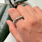 Dalmatian Jasper 4MM Natural Crystal Stretchy Rings