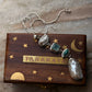 925 Sterling Silver Baroque Pearls, Aqua Chalcedony, Faux Turquoise Statement Handcrafted One of a Kind Pendant