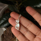 925 Sterling Silver Mother of Pearl Cat Cable Dot Handcrafted Necklace