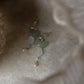 925 Sterling Silver Aquamarine Butterfly Moonstone Fresh Water Pearl Studs Earrings