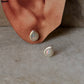 925 Sterling Silver Natural Ethiopian Opal Pear Hammered Earrings