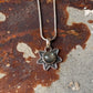 925 Sterling Silver Labradorite Flower Boho Pendant