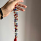 Beautiful seven chakra Jaap Mala with 108 8mm crystal beads