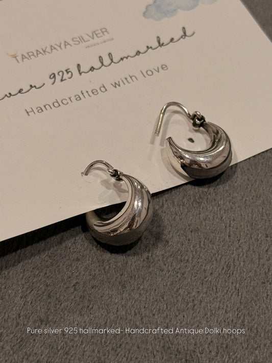 925 Sterling Silver Dolki Earrings