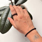 Natural Crystal Black Obsidian 4mm Stretchy Rings & Bracelet