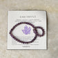 Natural Crystal Amethyst 4mm Stretchy Rings & Bracelet