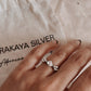 Unique Rawa Tribe Silver Ring with Intricate Detailing