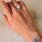 925 Sterling Silver Baroque Pearl Rustic Fusion Handcrafted Ring